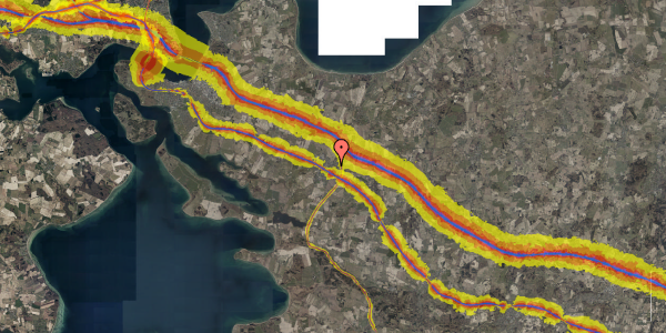 Trafikstøjkort på Æblehaven 9, . 102, 5580 Nørre Aaby