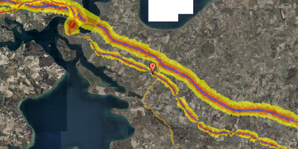 Trafikstøjkort på Aaløkkevej 8, 5580 Nørre Aaby