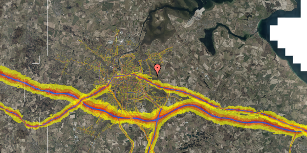 Trafikstøjkort på Åsumvej 531, 5240 Odense NØ