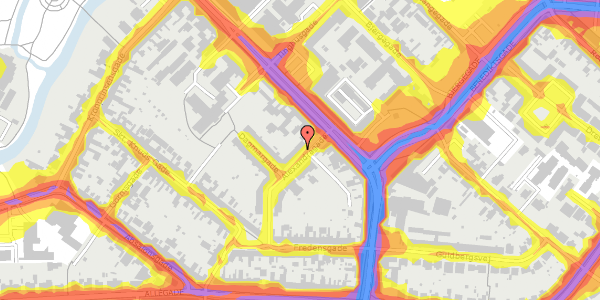 Trafikstøjkort på Alexandragade 5B, 1. tv, 5000 Odense C