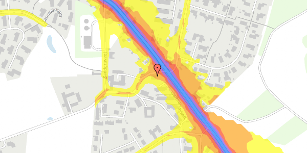 Trafikstøjkort på Brobyvej 4, 5270 Odense N