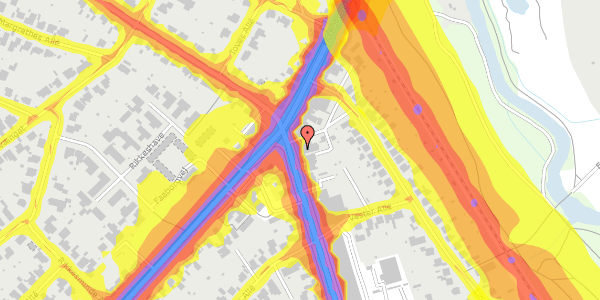 Trafikstøjkort på Dalumvej 6, 2. th, 5250 Odense SV