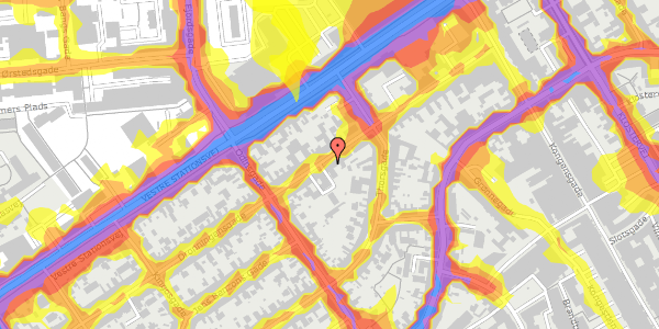 Trafikstøjkort på Dronningensgade 18, 2. tv, 5000 Odense C