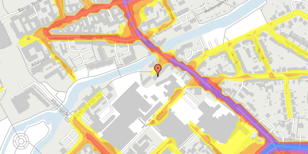 Trafikstøjkort på Frederiksgade 5C, 2. th, 5000 Odense C