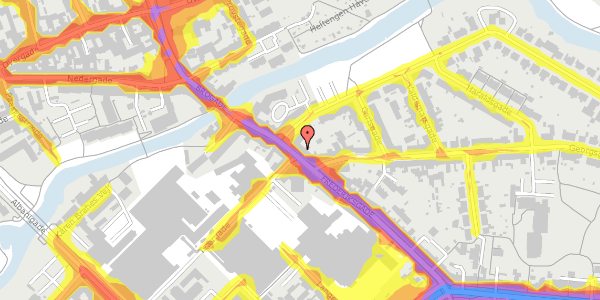 Trafikstøjkort på Frederiksgade 16, 5000 Odense C