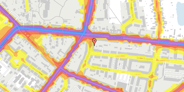 Trafikstøjkort på Gyldenløvesgade 4, 1. tv, 5000 Odense C