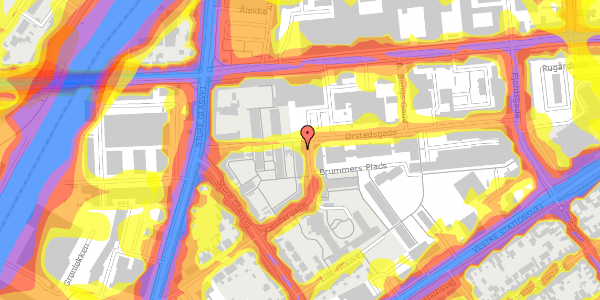 Trafikstøjkort på Kanslergade 1, 3. th, 5000 Odense C