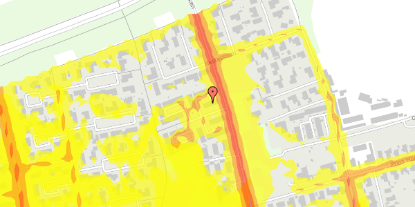 Trafikstøjkort på Mågebakken 218, 5250 Odense SV