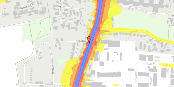 Trafikstøjkort på Odensevej 120, 5260 Odense S