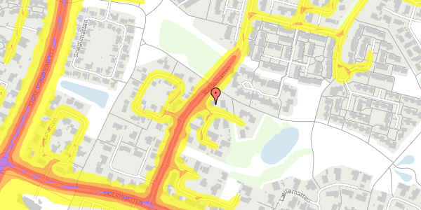 Trafikstøjkort på Ridderhatten 300, 5220 Odense SØ