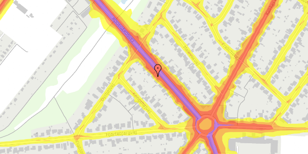 Trafikstøjkort på Rødegårdsvej 143B, 5230 Odense M