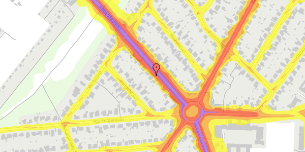 Trafikstøjkort på Rødegårdsvej 149, st. , 5230 Odense M