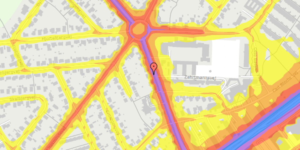 Trafikstøjkort på Rødegårdsvej 171, 5230 Odense M