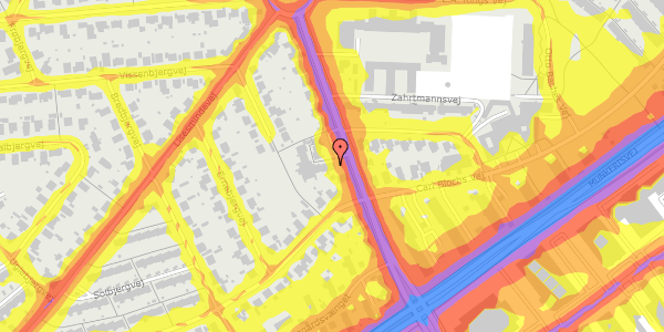 Trafikstøjkort på Rødegårdsvej 179A, 5230 Odense M