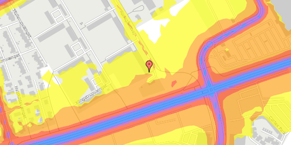 Trafikstøjkort på Rødegårdsvej 311, st. th, 5230 Odense M