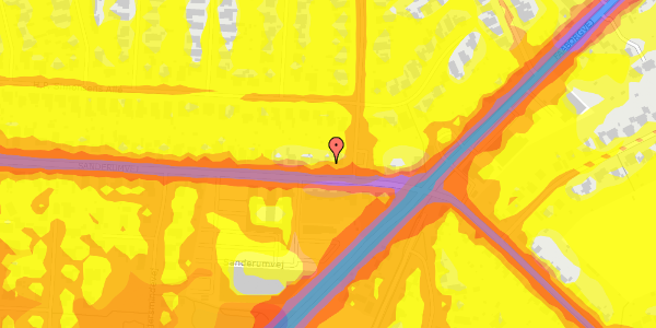 Trafikstøjkort på Sanderumvej 13, 5250 Odense SV