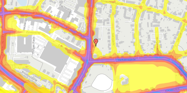 Trafikstøjkort på Skibhusvej 47, 1. , 5000 Odense C