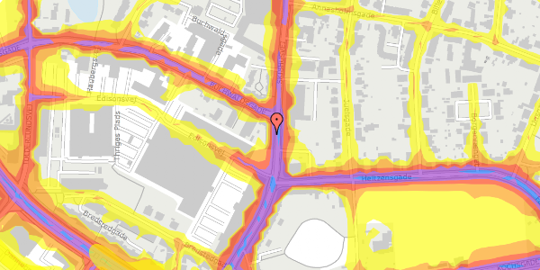 Trafikstøjkort på Skibhusvej 56, 1. , 5000 Odense C