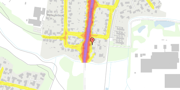 Trafikstøjkort på Skolevej 46, 5270 Odense N