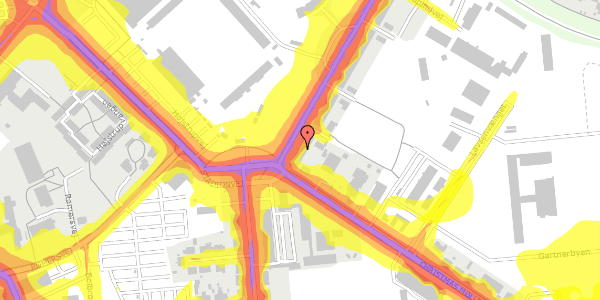 Trafikstøjkort på Stadionvej 46, 1. th, 5200 Odense V