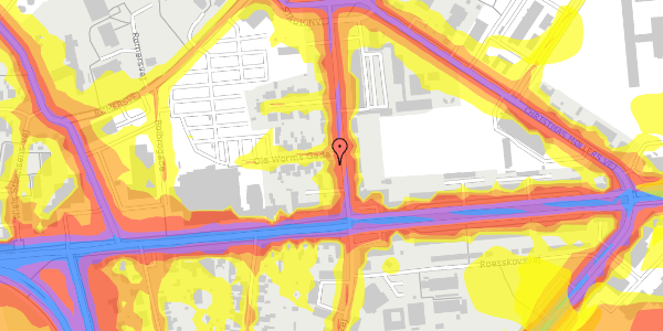 Trafikstøjkort på Stadionvej 57, st. tv, 5200 Odense V