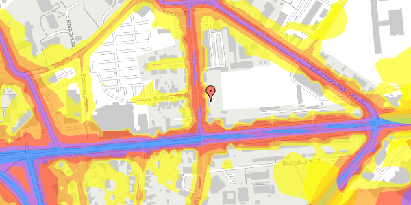 Trafikstøjkort på Stadionvej 58, 2. tv, 5200 Odense V