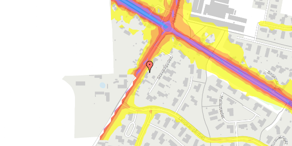 Trafikstøjkort på Stavadgyden 197, 5270 Odense N