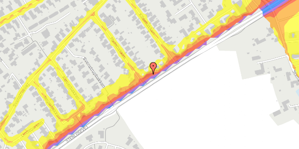 Trafikstøjkort på Stenløsevej 333, 5260 Odense S