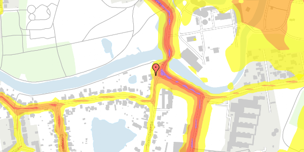 Trafikstøjkort på Svendsgade 22, 5000 Odense C