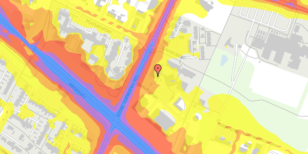 Trafikstøjkort på Svovlhatten 2A, st. 5, 5220 Odense SØ