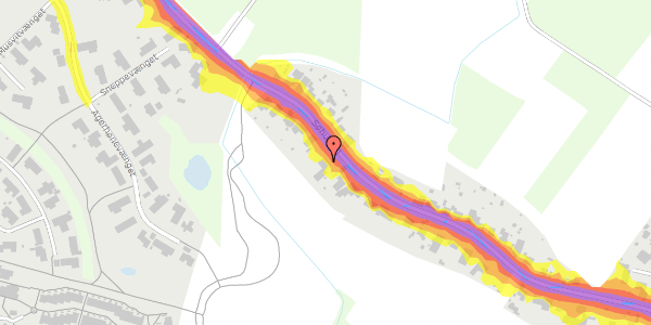 Trafikstøjkort på Søhusvej 86, 5270 Odense N