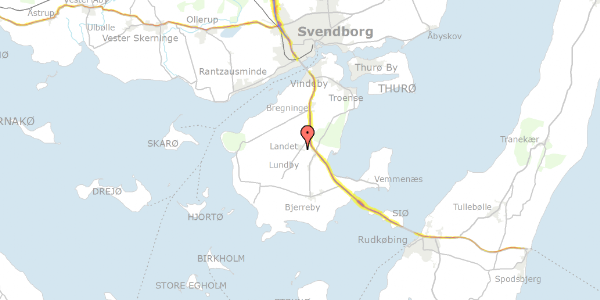 Trafikstøjkort på Skovballevej 26, 5700 Svendborg