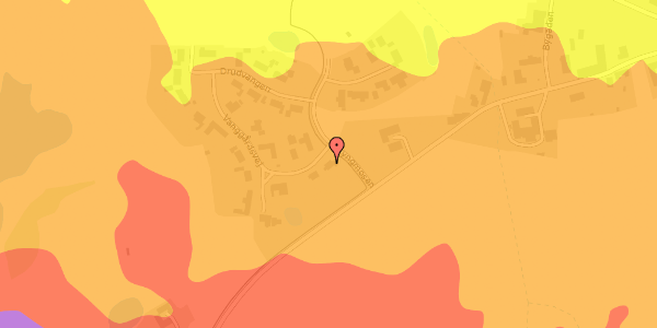 Trafikstøjkort på Vanggårdsvej 2, 5492 Vissenbjerg