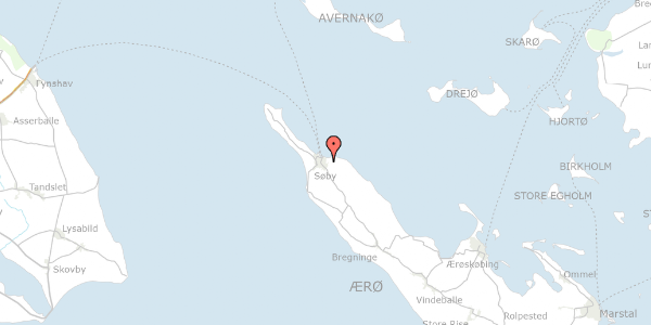 Trafikstøjkort på Rummes Agre 7, 5985 Søby Ærø