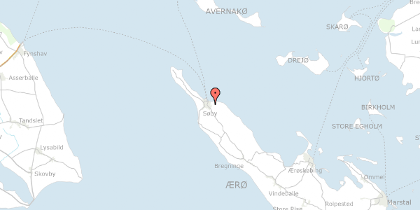 Trafikstøjkort på Rummes Agre 15, 5985 Søby Ærø