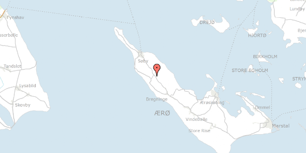 Trafikstøjkort på Kobbelbakken 1, 5985 Søby Ærø