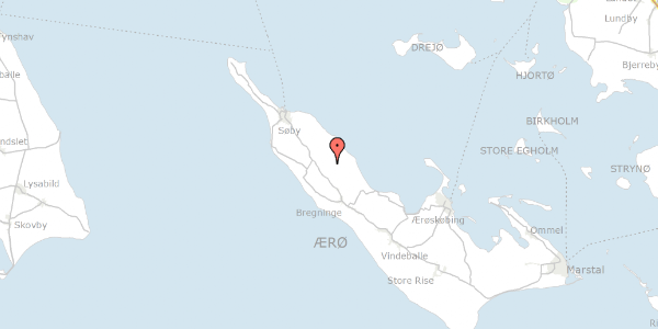 Trafikstøjkort på Skovbygyde 7, 5985 Søby Ærø