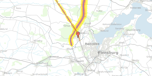 Trafikstøjkort på Frøslevvej 78, 6330 Padborg