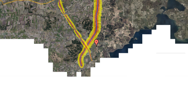 Trafikstøjkort på Sønderløkke 23, 6330 Padborg