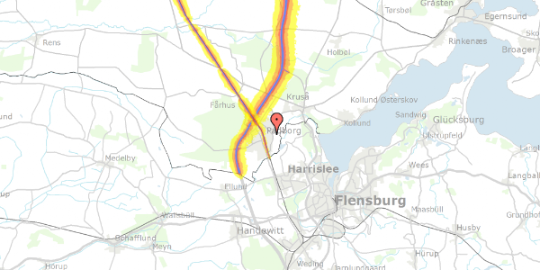 Trafikstøjkort på Toften 66, 6330 Padborg