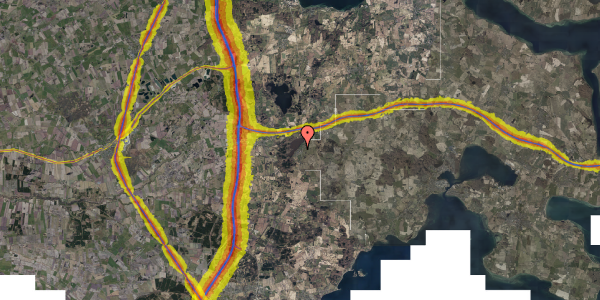 Trafikstøjkort på Søgård Ringvej 14, 6200 Aabenraa