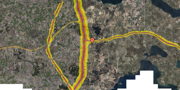 Trafikstøjkort på Søndervang 7, 6200 Aabenraa