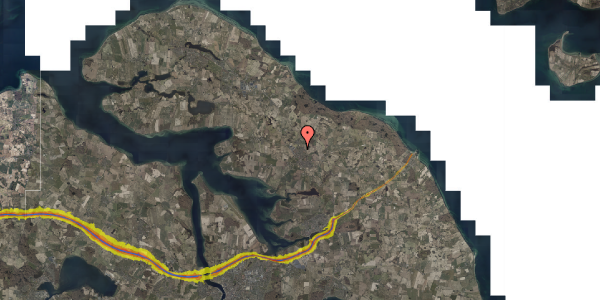 Trafikstøjkort på Runevænget 12, 6430 Nordborg