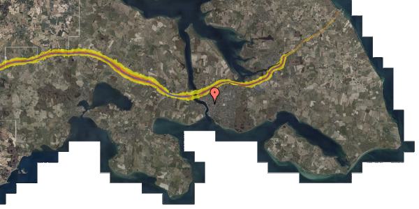 Trafikstøjkort på Helgolandsgade 19, 1. th, 6400 Sønderborg