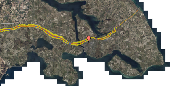 Trafikstøjkort på Konkylievej 4, st. mf, 6400 Sønderborg