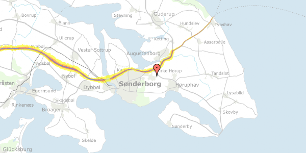 Trafikstøjkort på Mommarkvej 31, 1. , 6400 Sønderborg