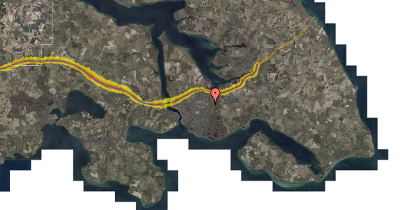 Trafikstøjkort på Morbærhegnet 44, 2. 3, 6400 Sønderborg