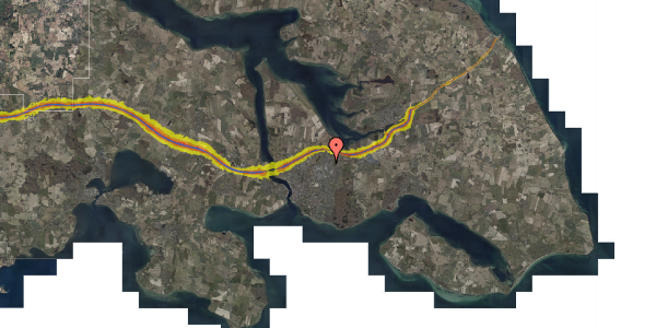 Trafikstøjkort på Stenbjergparken 3B, 2. th, 6400 Sønderborg