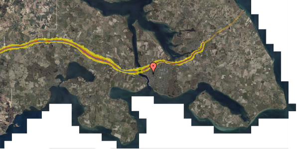 Trafikstøjkort på Sydvang 4, 1. 222, 6400 Sønderborg