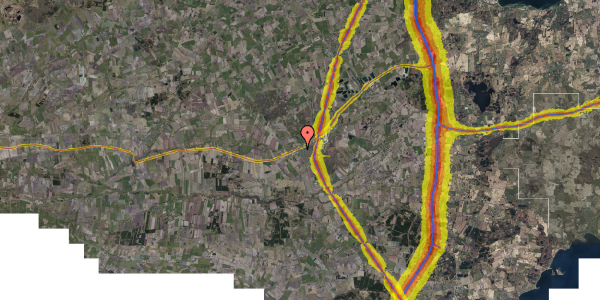 Trafikstøjkort på Ternevænget 183, 6360 Tinglev